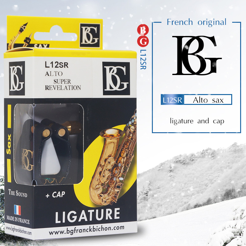 Французский оригинальный BG ligature Bb сопрано тенор Eb альт баритон саксофон и кларнет мундштук L12SR L13SR L14SR L15SR L4SR