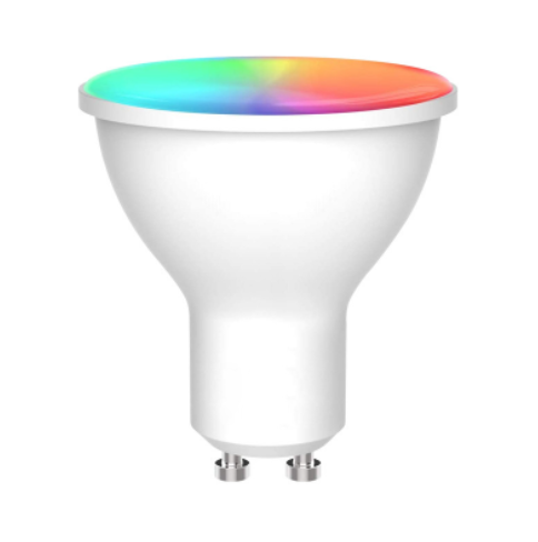 LED Smart GU10 Light Cup RGB Dimmable Holiday Decoration Lamp Home Spotlights with Remote Control