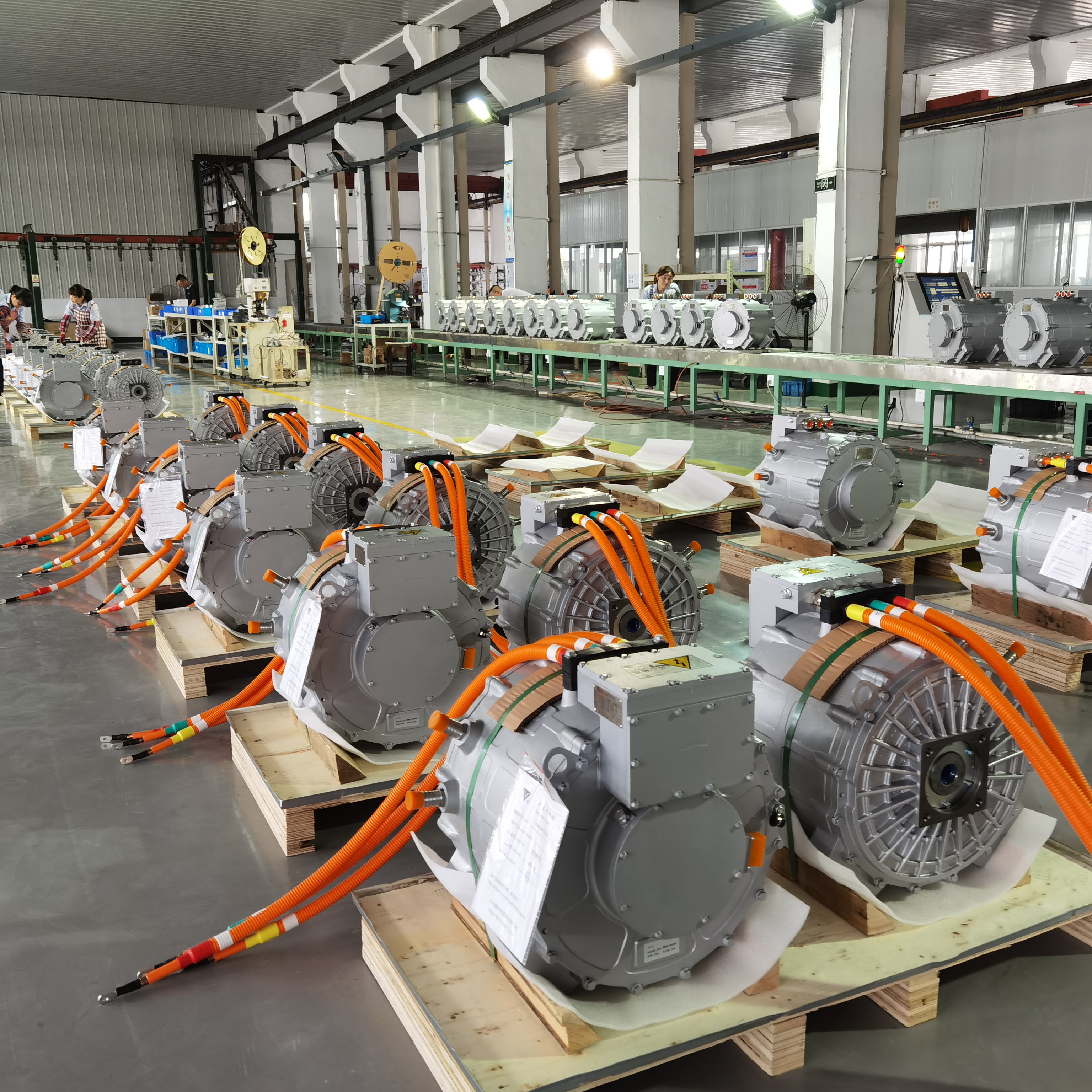 Горячая Распродажа OEM качество пиковая мощность 160KW 1600N.m PMSM Электрический двигатель для грузовика
