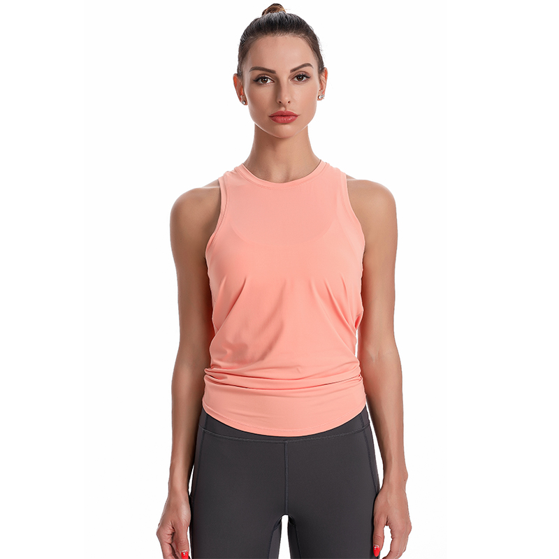 Custom Women Workout Crop Tank Yoga Sleeveless Vest Women Gym Fitness Sport Wear Top Tank