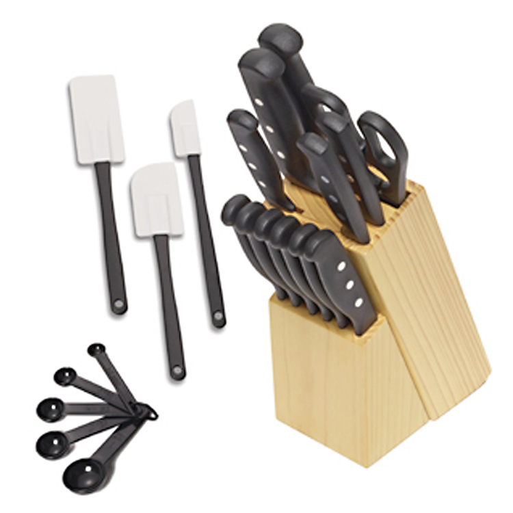 Knives Wooden High Carbon German Stainless Steel Steak Cutlery Wholesale China Manufacturer Kitchen Knife Block With Knives Set
