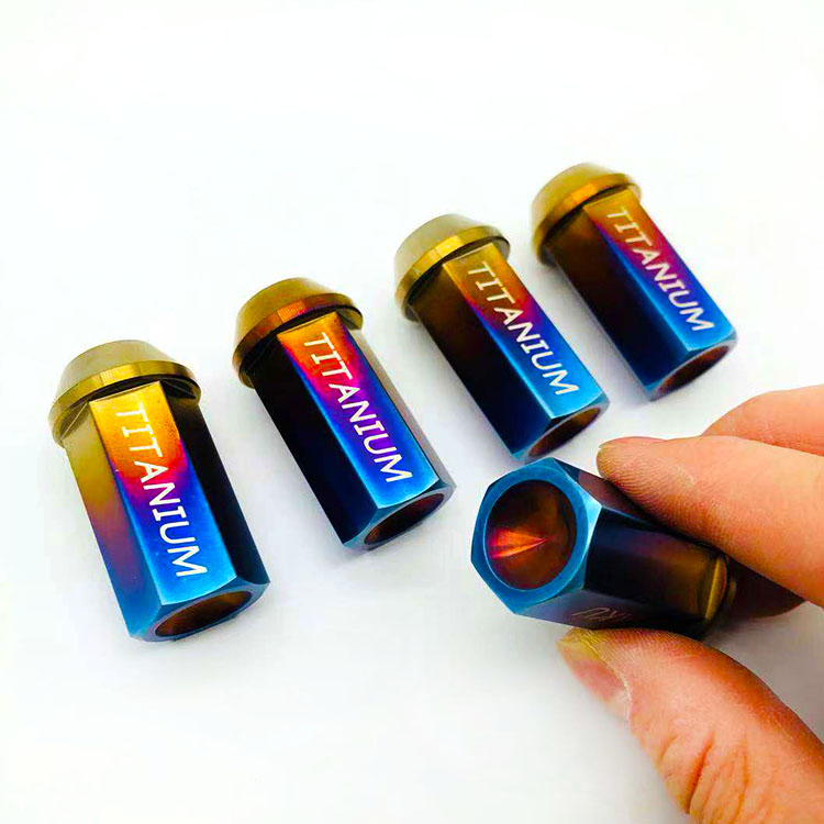 Титановые наконечники для колес M14, титановые гайки