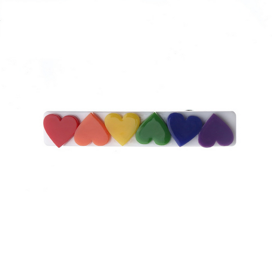Wholesale Cute Heart Colorful Girls Plastic Hair Clip Barrettes for Woman Hairpins Hairdress Hair Accessories Jewelry