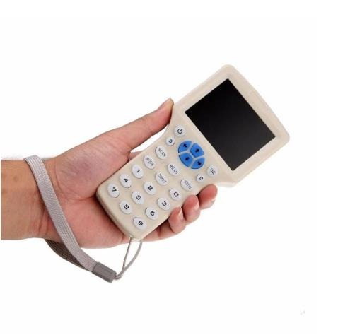 10 частоты RFID считыватель писатель копировальный аппарат IC/ID с USB кабелем для 125 кГц 13,56 МГц карты ЖК-экран Дубликатор duplo и