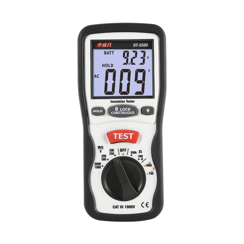 Dt-5500 5505 digital insulation meter Electrical equipment and insulation material resistance measurement