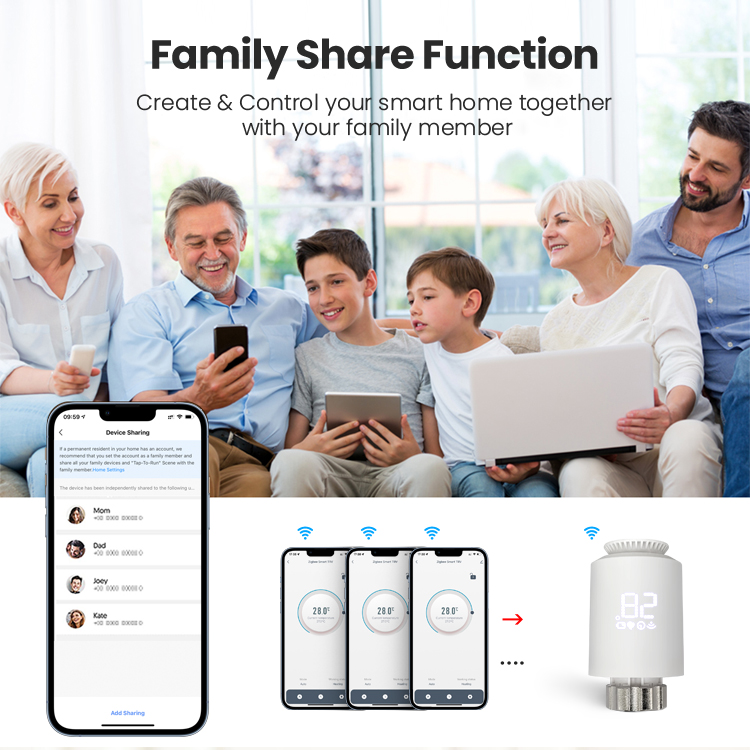 AVATTO Tuya Zigbee 3.0 Programmable Smart Thermostat Radiator Valve TRV Temperature Controller Work with Alexa Google Home Alice