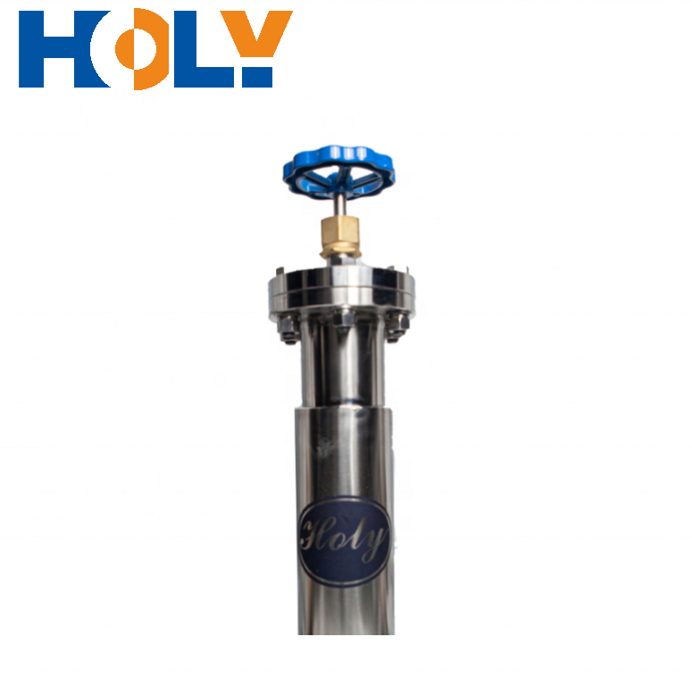DN100-150 Vacuum Insulated Shut off Valve which controls Liquid Argon in Vacuum Pipe