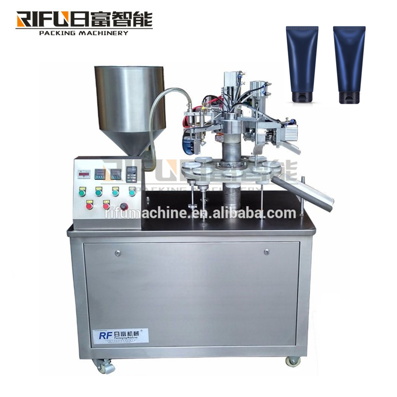 RIFU plastic tube filling sealing Packaging Machines automatic plastic cream toothpaste tube filling sealing machine