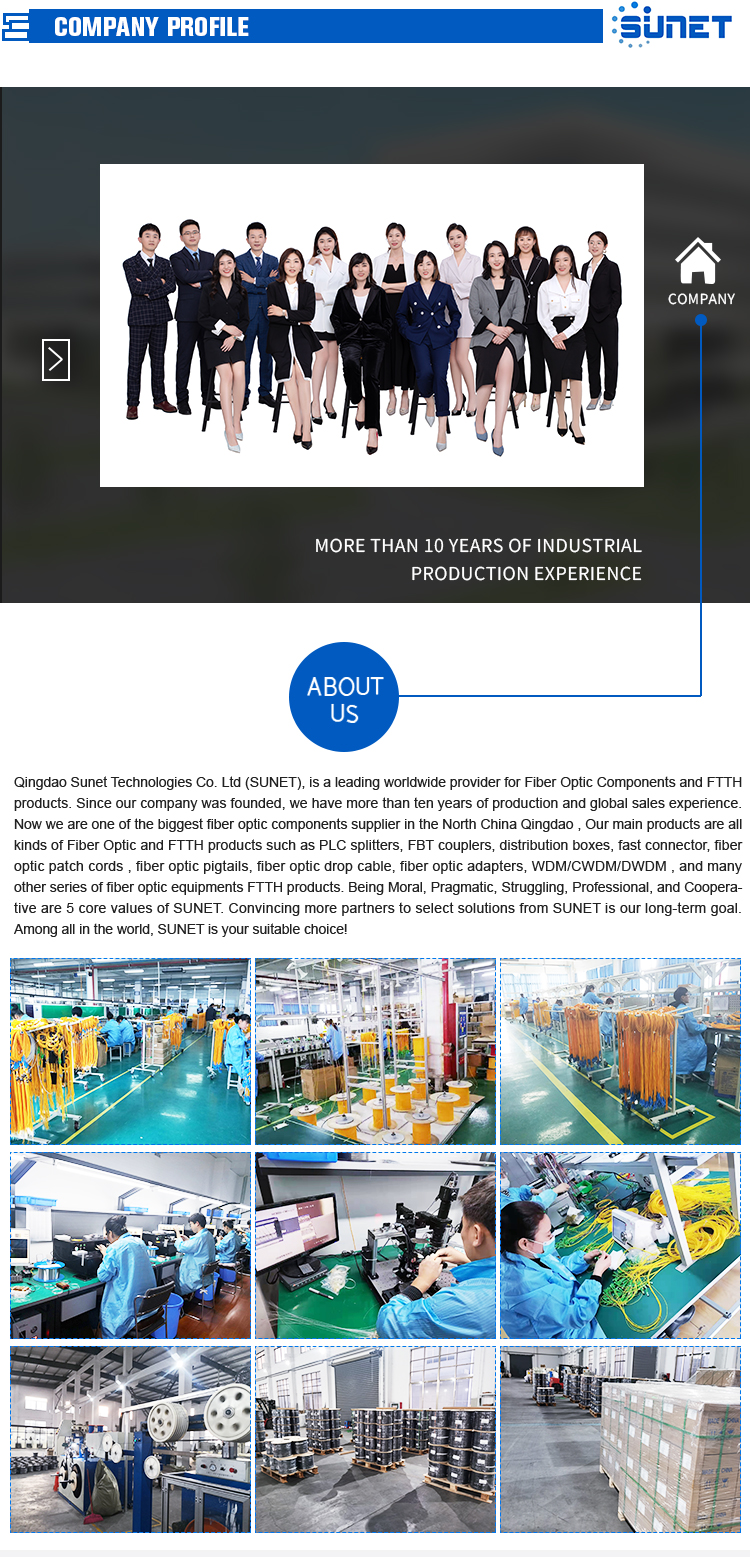 Best Price Fiber optic ABS box SC UPC 1x2 1x4 1x8 1x16 1x32 Optical PLC  Splitter