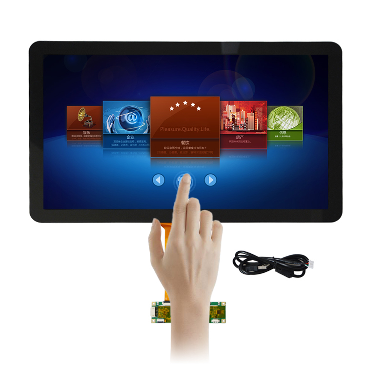 Multi Touch Custom Pcap Touchscreen 7 8.4 10.1 12.1 12.3 15 15.6 17 18.5 19 21.5 27 32 43 55 Inch Capacitive Touch Screen Panel