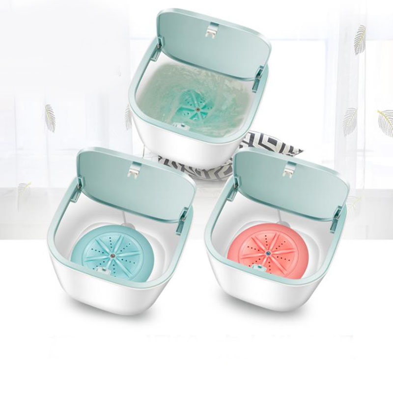 Solhui 2020 mini desktop personal washing machine, low noise ultrasonic cleaning