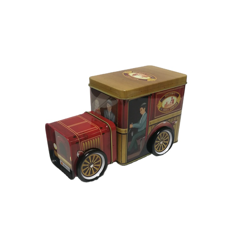 Brilliant Quality Retro Car Shape Tin Box Vintage Truck Shape Metal Tin