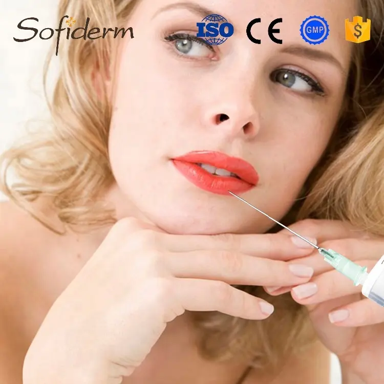 Sofiderm injectable hyaluronic acid filler injection for lip enhancement