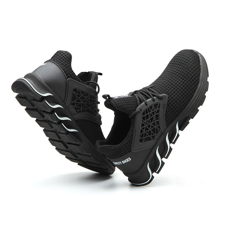 Type best selling cheap high quality rubber work sport steel toe big size 48 men fashionable safety shoes Sport Shoes Men Safety