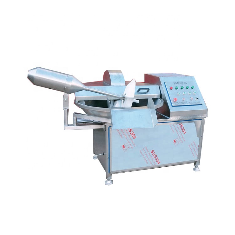 Commercial fresh beef chicken pork vegetable meat bowl cutter / meat choppers from automatic meat processing equipment