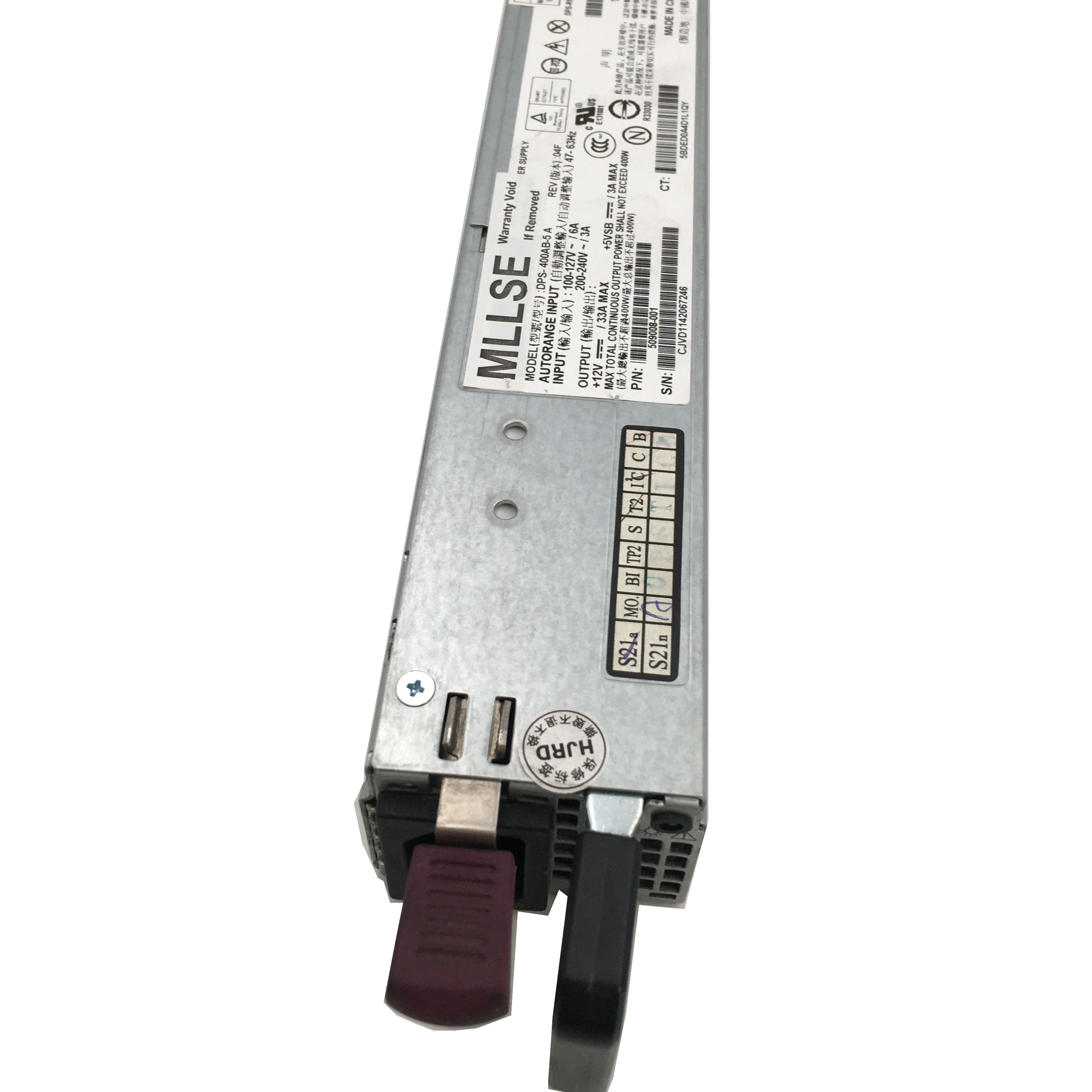 Original For HP SE316M1 DL320G6 power supply DPS-400AB-5 A 532478-001 509008-001