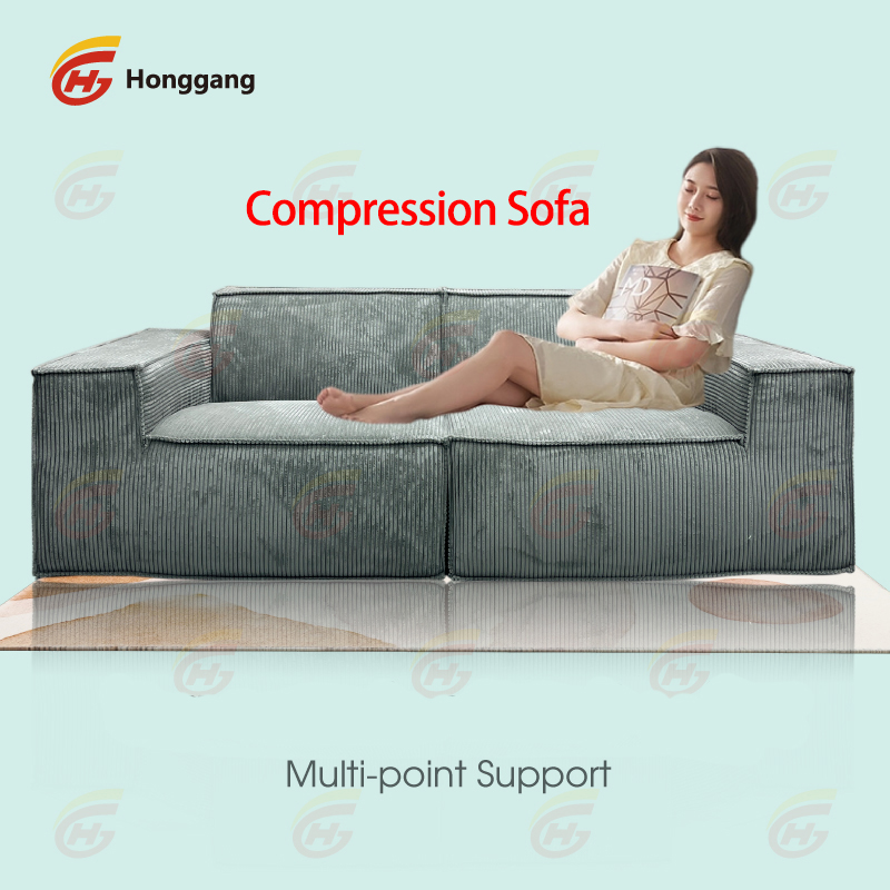 modern couch set furniture sectional recliner lazy vacuum pack compressed velvet fabric corner living room sofas beds for home
