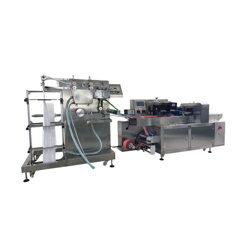 Good quality factory directly sale manufacturing single piece wet wipe machine