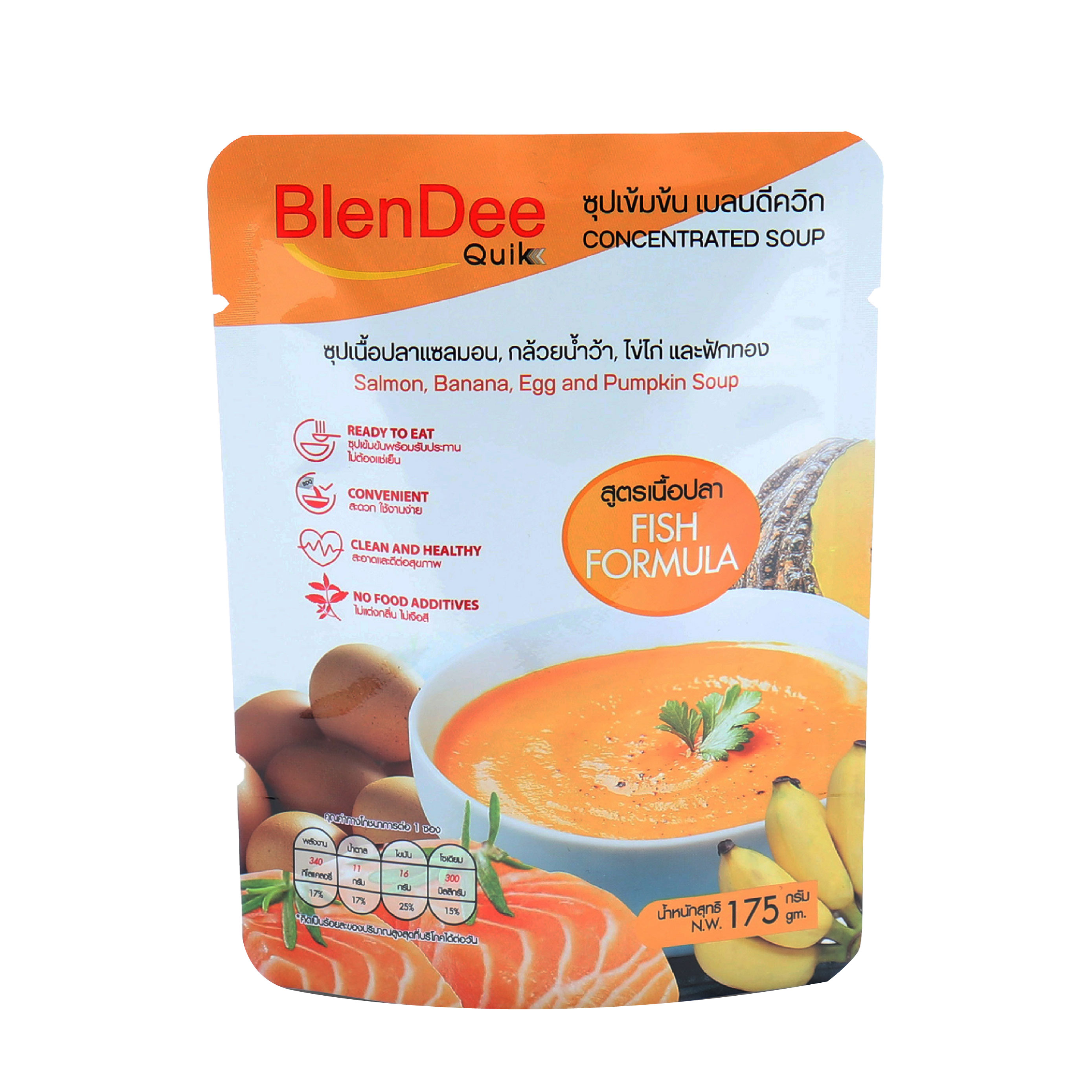 Оптовая продажа, вкусный концентрированный суп, рыба лосося, бренд BlenDeeQuik