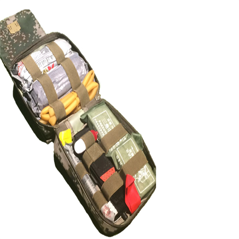 Horizontal Tactical Medical emergency bag First Aid Kit Pouch trauma medical kit