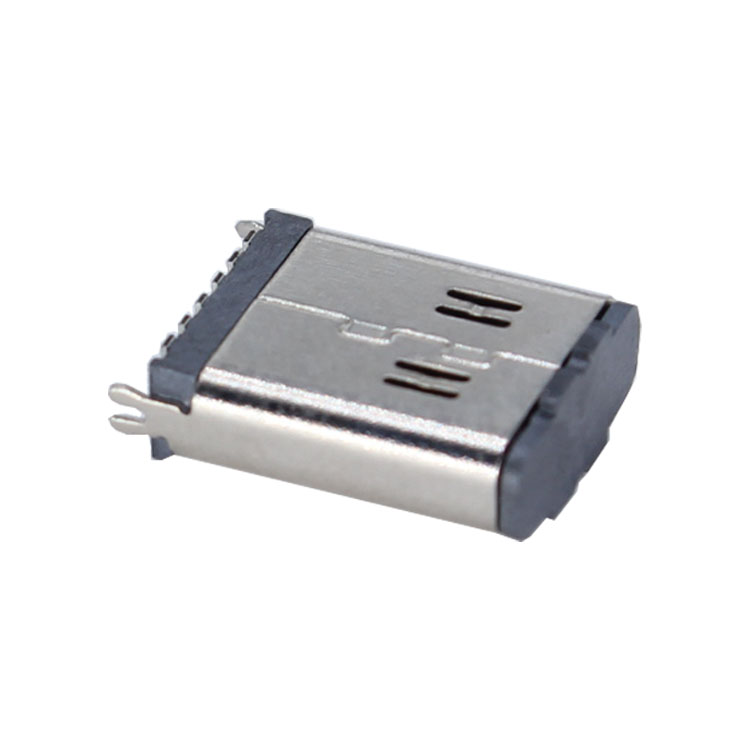 XYFW горячая Распродажа 6-контактный SMT 180 градусов вертикальный тип Usb гнездовой разъем 3,1 Type-c