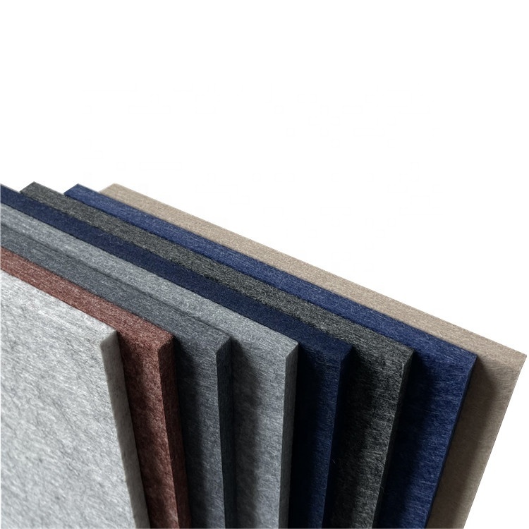 Eco Zero Formaldehyde Polyester Fiber Soundproof Acoustic Pet Felt Panels For Bar