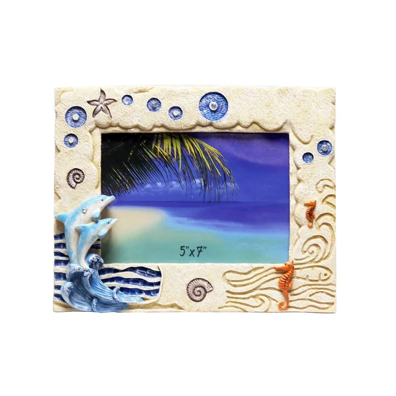 Hot Selling Resin Crafts Wholesale Home Decoration Gifts Custom Hand-painted Resin Photo Frame