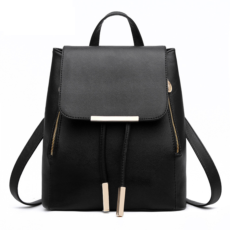Women leisure backpack bag fashion trend custom print backpack travel wholesale pu back pack purses handbag