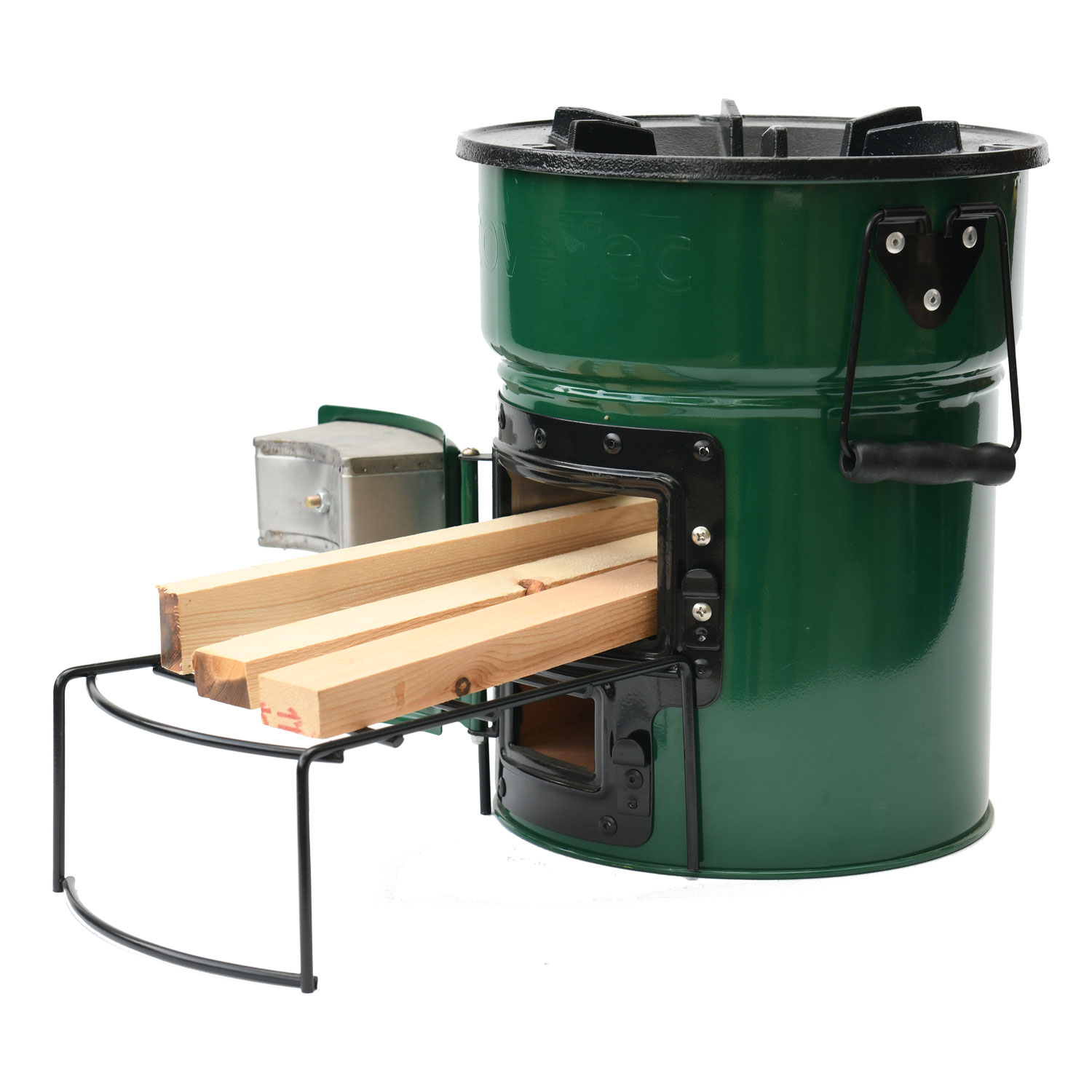 Best Selling High Efficiecy BBQ Two Door Wood Stove For Outdoor Camping