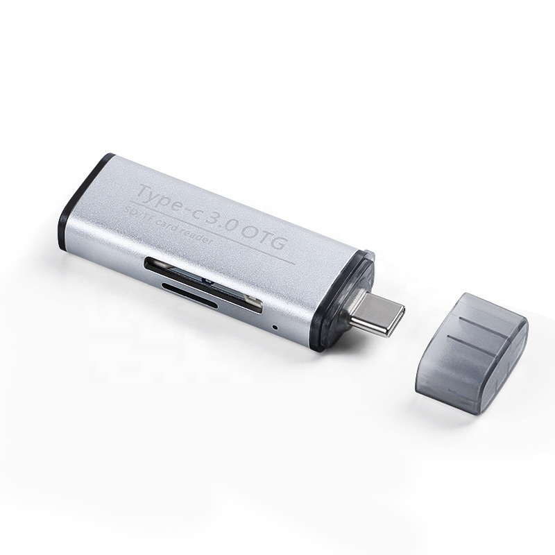 KUULAA Тип C USB 3,0 Алюминий OTG телефон multi card reader адаптер кардридер