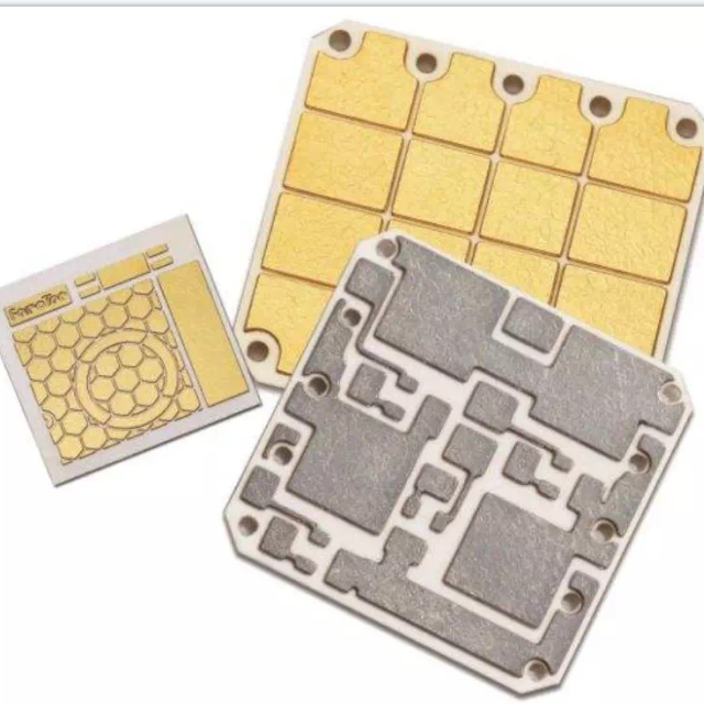 OEM/ODM Ceramic circuit boar gold-plated DPC circuits, led circuit sheet