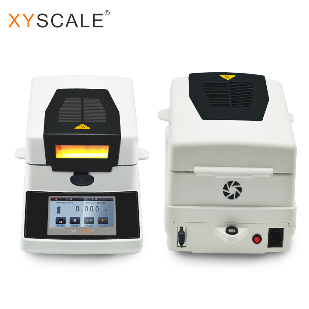 Touch Screen halogen moisture analyzer meter for paper grain food corn plastic