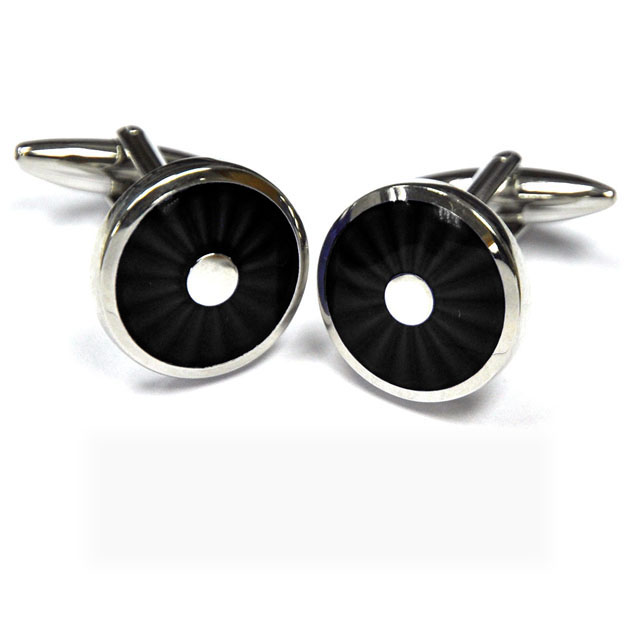 Recent Popular Exotic HE Enamel Anniversary Luxurious Cufflinks For Men