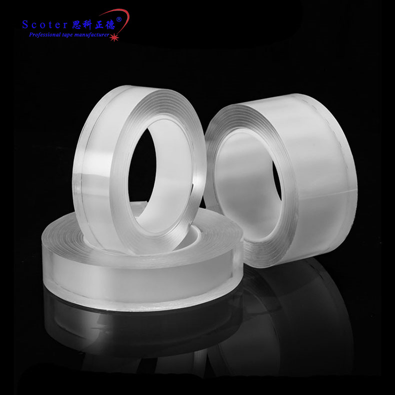 Nano Tape Adhesive Tape Reusable Multifunctional Waterproof Acrylic Double Sided Sticky Gel Tape