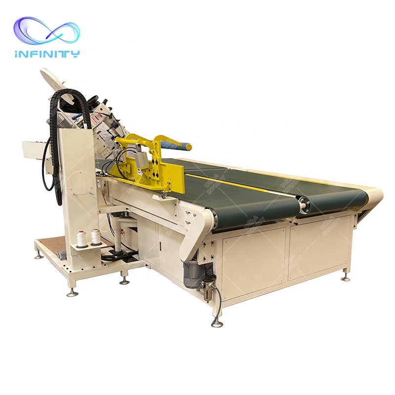 Hot Sale Wb-4A Fully Automatic Mattress Tape Edge Machinery With Singer Sewing Head