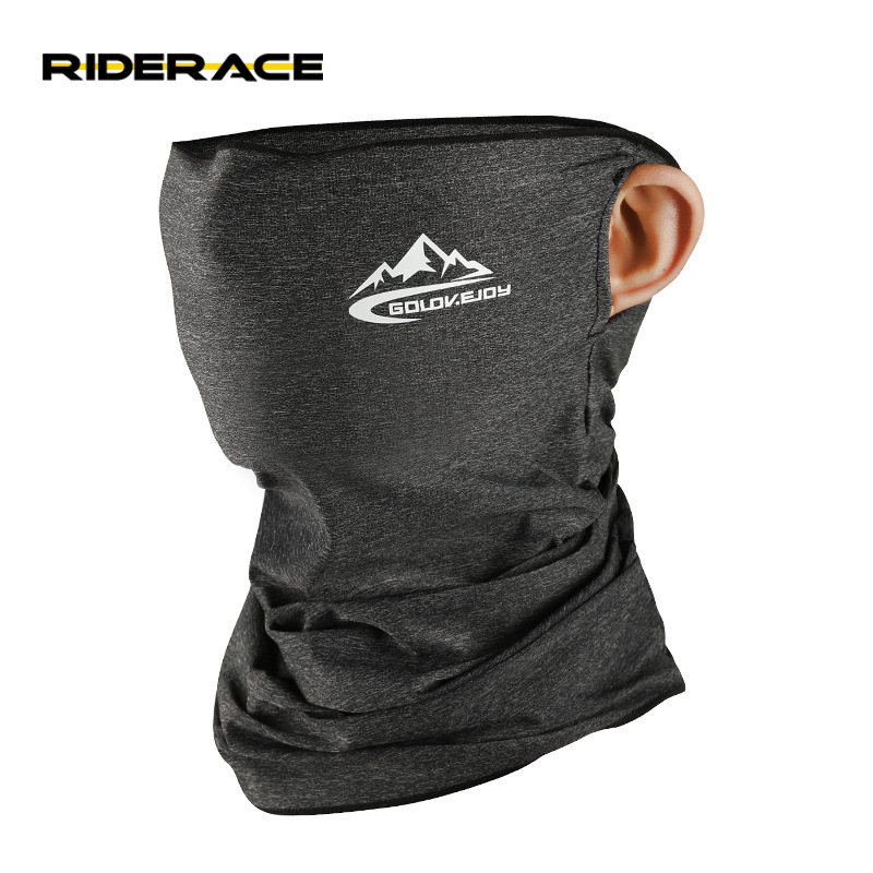 Ice Silk Half Face Mask Summer Windproof Dustproof Sunscreen Breathable Neck Scarf Men Women Outdoor Masks Magic Headband