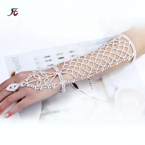 Fashion wedding dress accessories bride wedding accessories characteristic leaves short hand back chain