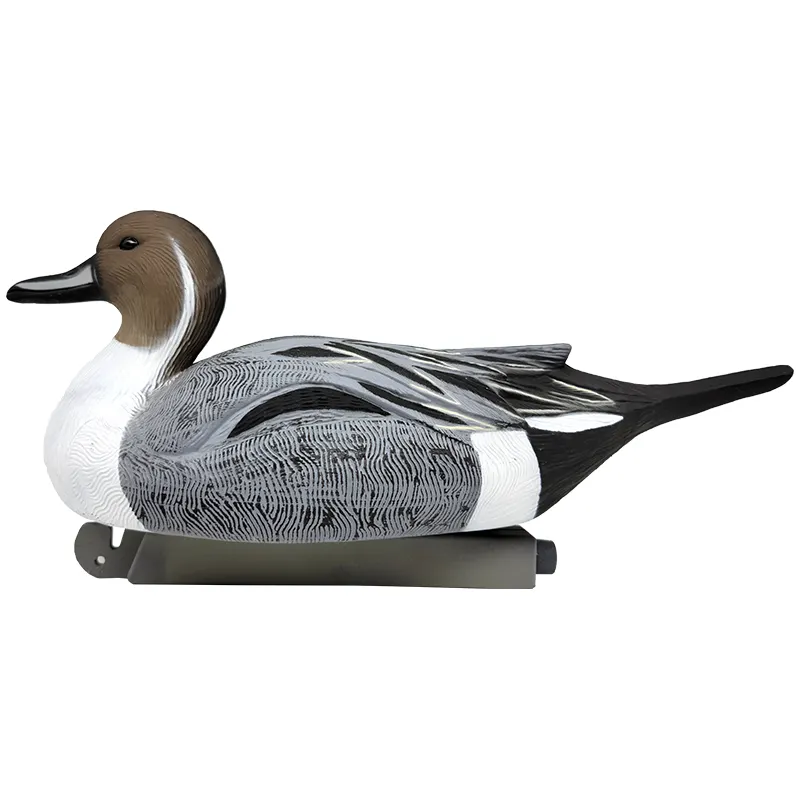 Customized mandarin inflatable floating Waterproof plastic material pintail duck decoys for duck hunting