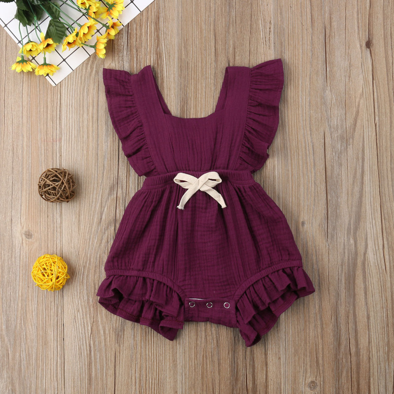 Wholesale Baby Girls Rompers Clothes Rompers Kids Summer Rompers Baby Jumpsuit