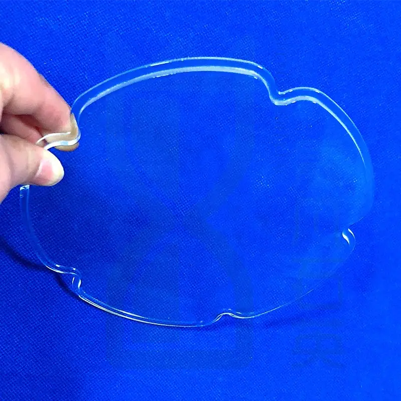 Customized High Transmittance  Round Transparent Quartz Plate