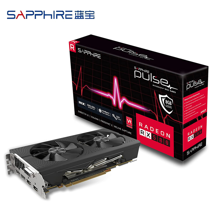 Игровая видеокарта XFX rx 5500xt 8 Гб 128 бит GDDR6 и RX 580 RTX 2060 RX 5500xt 8 Гб 5700xt