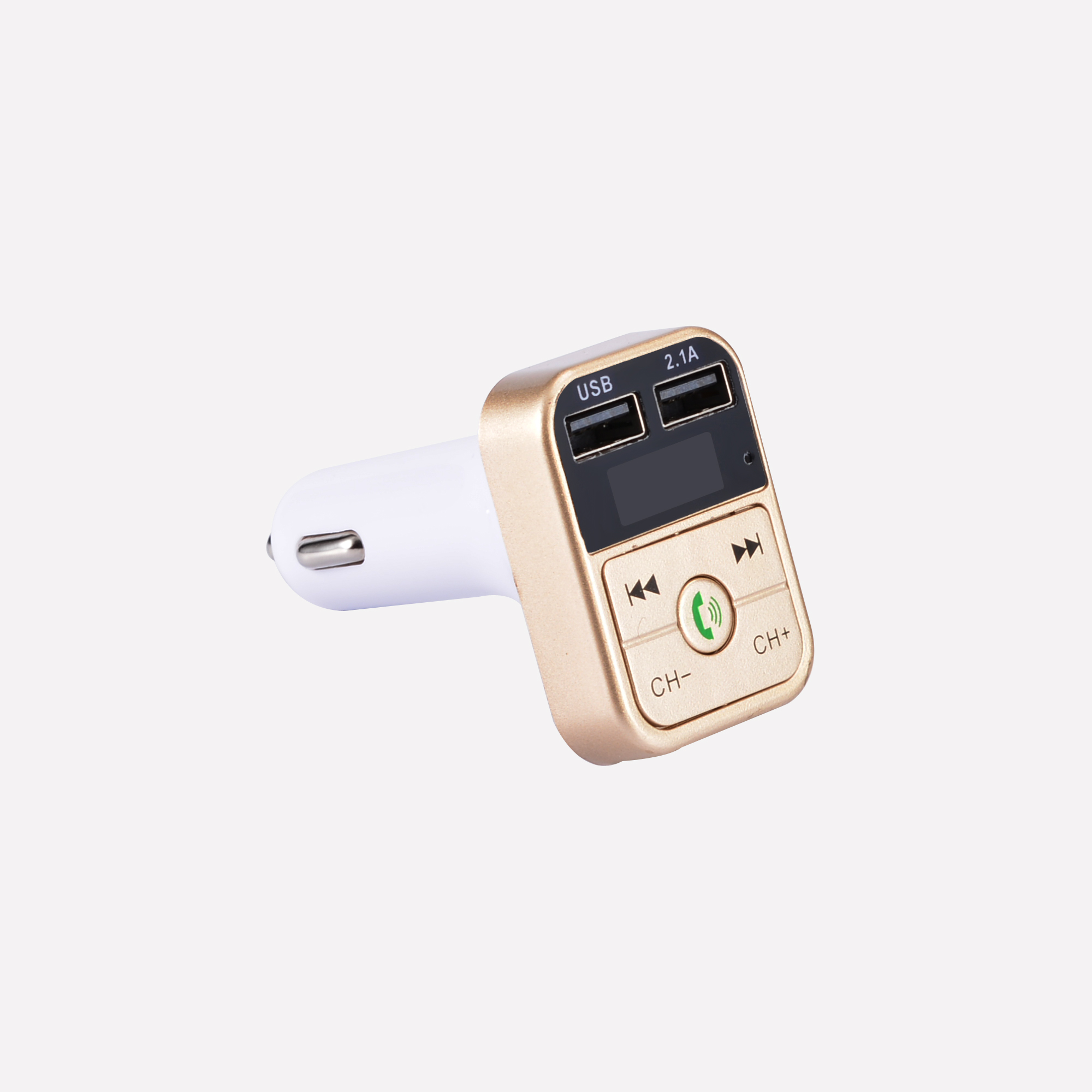 Bluetooth 5,0 FM передатчик для автомобиля, Hands-Free вызова Dual USB быстрая зарядка автомобильное зарядное устройство беспроводное автомобильное зарядное устройство, беспроводное FM радио передатчик/
