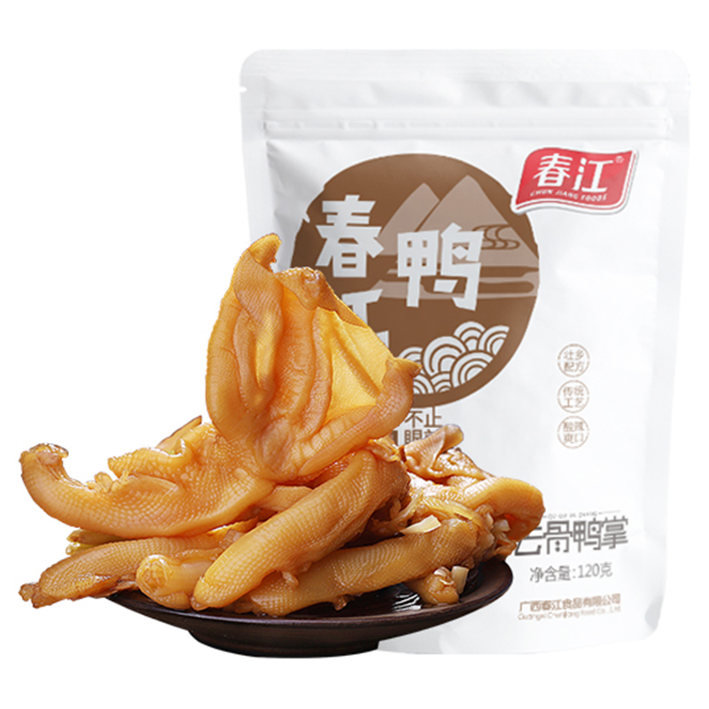 Chunjiang маринованный перец без косточек утка ножки 120 г * 4 мясо закуски для отдыха
