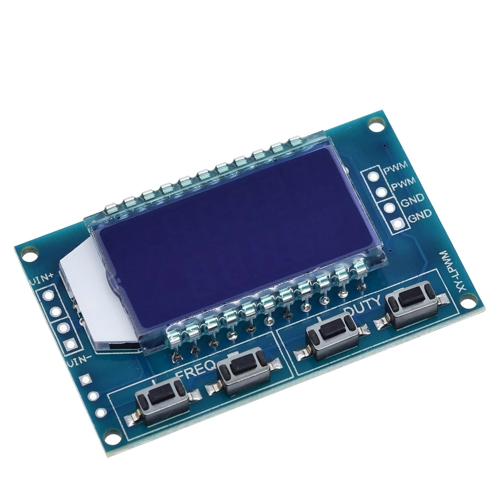 1Hz-150Khz Signal Generator PWM Board Module Pulse Frequency Duty Cycle Adjustable Module LCD Display 3.3V-30V XY-LPWM