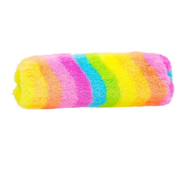 Factory Direct Sales Of High Quality Kids Love Rainbow Plush Pencil Cases