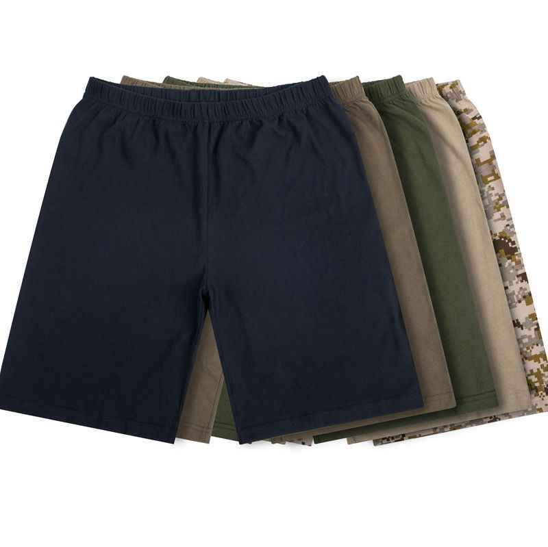Men's Shorts No Pockets Sweat Shorts Pants Workout Fitness Cotton Sport Running Gym Compression Shorts for Men Casual