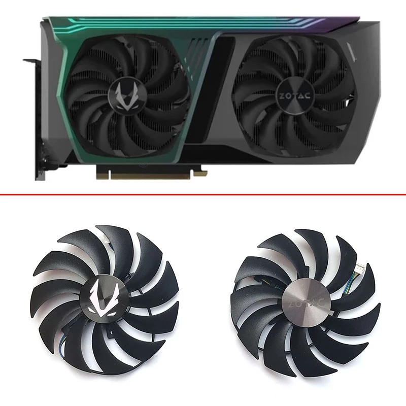 Новый оригинальный вентилятор для видеокарты 100 мм CF1010U12S RTX 3070 AMP для Zotac GAMING GeForce RTX 3070 AMP Holo GPU