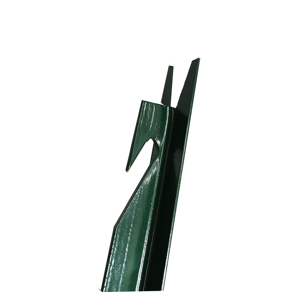 IRON CRAFT galvanized powder coated green galvanized steel fence support 1.2m T post