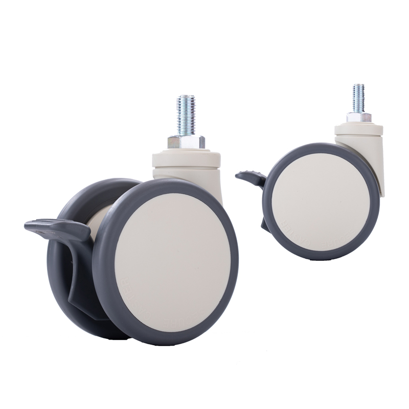 75mm 100mm 125mm Heavy Duty Hospital Equipment Swivel Castor Wheel