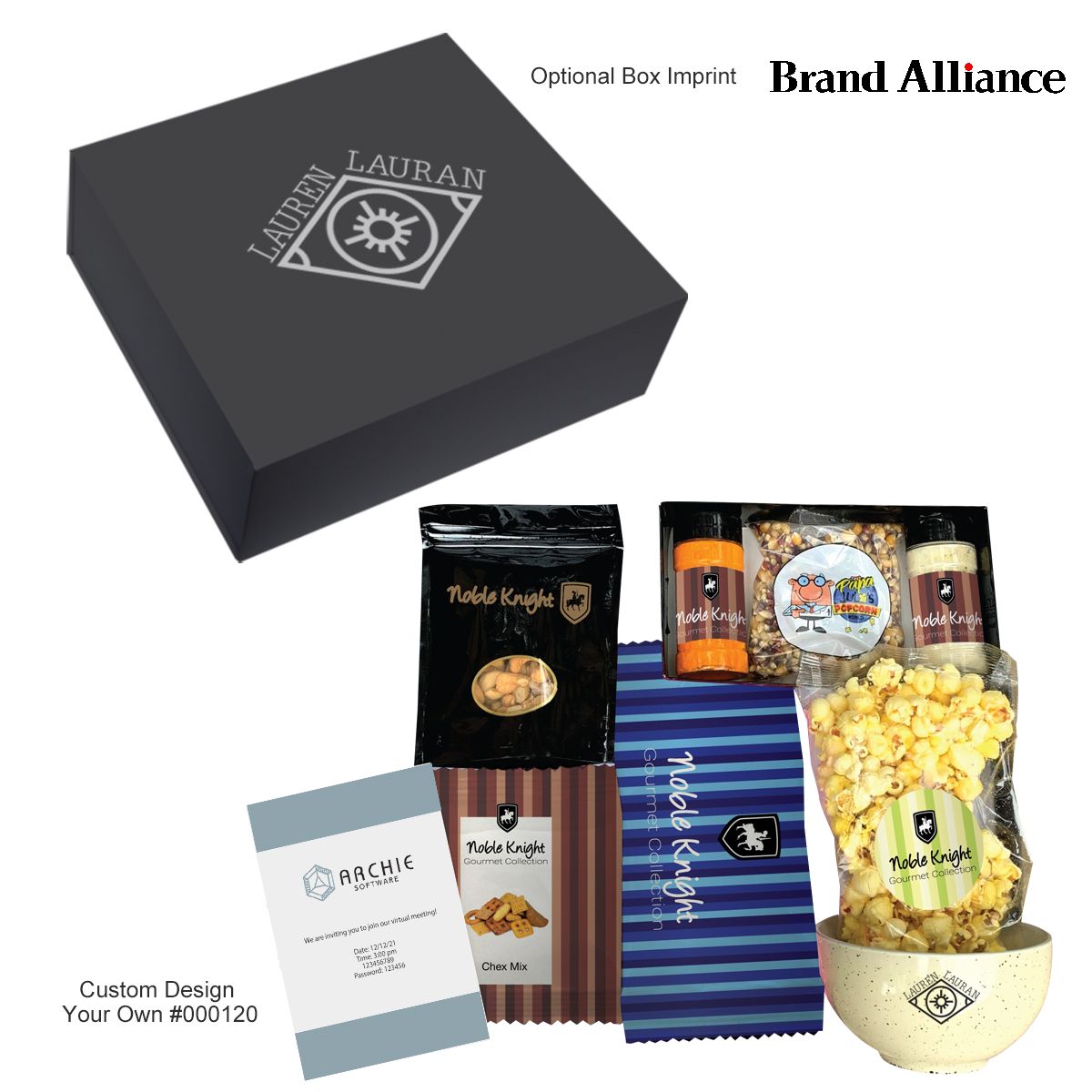 Delicious movie series snack popcorn nut bag full set